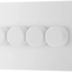 British General 4-Gang 2-Way LED Dimmer Switch White