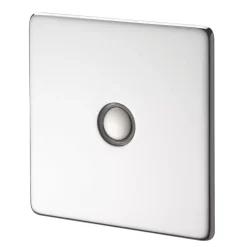 Crabtree Platinum 1-Gang 1-Way Dimmer Switch Polished Chrome