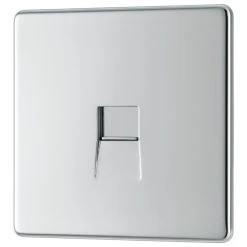 LAP Master Telephone Socket Polished Chrome