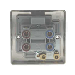 British General Nexus Metal 45A 1-Gang DP Cooker Switch Black Nickel With LED -British General Shop 36245 A3