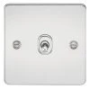 Knightsbridge FP1TOGPC 10AX 1-Gang 2-Way Light Switch Polished Chrome -British General Shop 363VF P