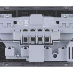 Schneider Electric Lisse Deco 13A 2-Gang SP Switched Socket + 2.1A 2-Outlet Type A USB Charger Mocha Bronze With Black Inserts 9 Schneider Electric Lisse Deco 13A 2-Gang SP Switched Socket + 2.1A 2-Outlet Type A USB Charger Mocha Bronze With Black Inserts -British General Shop 366FF A3