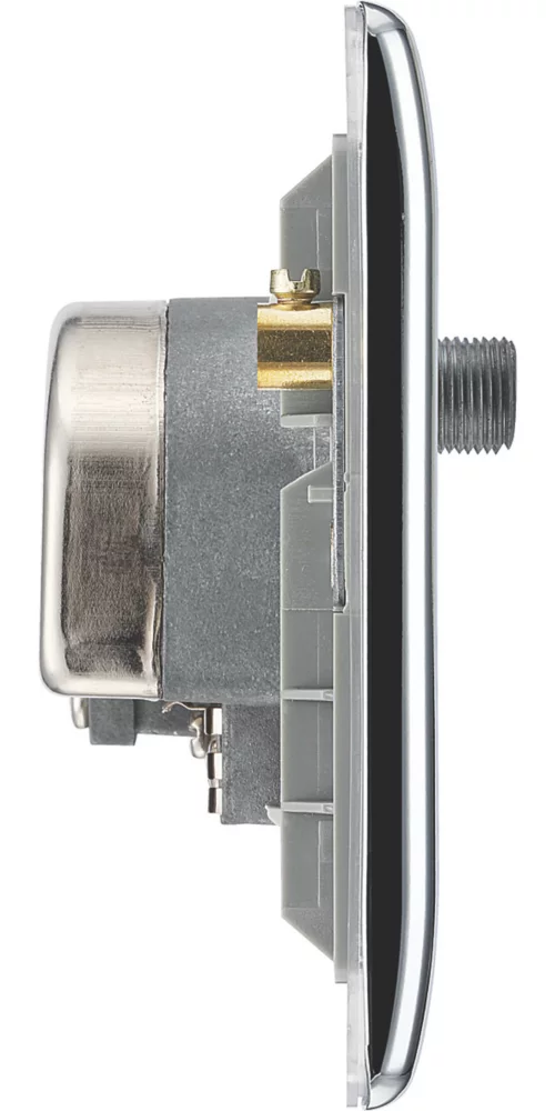 British General NEXUS METAL 4-Gang Quadruplex TV Socket Polished Chrome 6 British General NEXUS METAL 4-Gang Quadruplex TV Socket Polished Chrome - Image 4