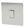 Crabtree Platinum 10AX 1-Gang Intermediate Switch Satin Chrome 1 Crabtree Platinum 10AX 1-Gang Intermediate Switch Satin Chrome -British General Shop 36989 P