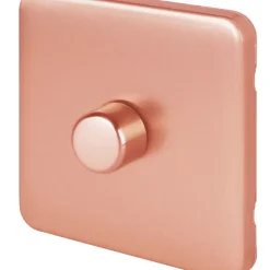 Schneider Electric Lisse Deco 1-Gang 1-Way Dimmer Switch Copper