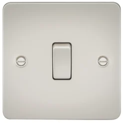 Knightsbridge FP2000PL 10AX 1-Gang 2-Way Light Switch Pearl