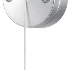 LAP 6A 2-Way Pull Cord Switch Brushed Steel -British General Shop 371CC A2