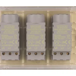 Schneider Electric Lisse Deco 3-Gang 2-Way Dimmer Switch Satin Brass 9 Schneider Electric Lisse Deco 3-Gang 2-Way Dimmer Switch Satin Brass -British General Shop 373FF A3