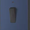 British General Evolve 20A 1-Gang DP Control Switch Blue With LED With Black Inserts