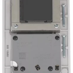 British General 800 Series 1-Gang Dual Voltage Shaver Socket 115 / 240V White -British General Shop 379HV A3