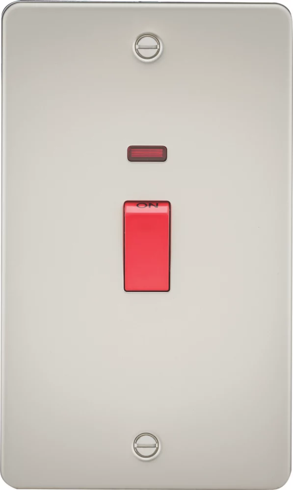 Knightsbridge FP8332NPL 45A 2-Gang DP Control Switch Pearl With LED 3 Knightsbridge FP8332NPL 45A 2-Gang DP Control Switch Pearl With LED