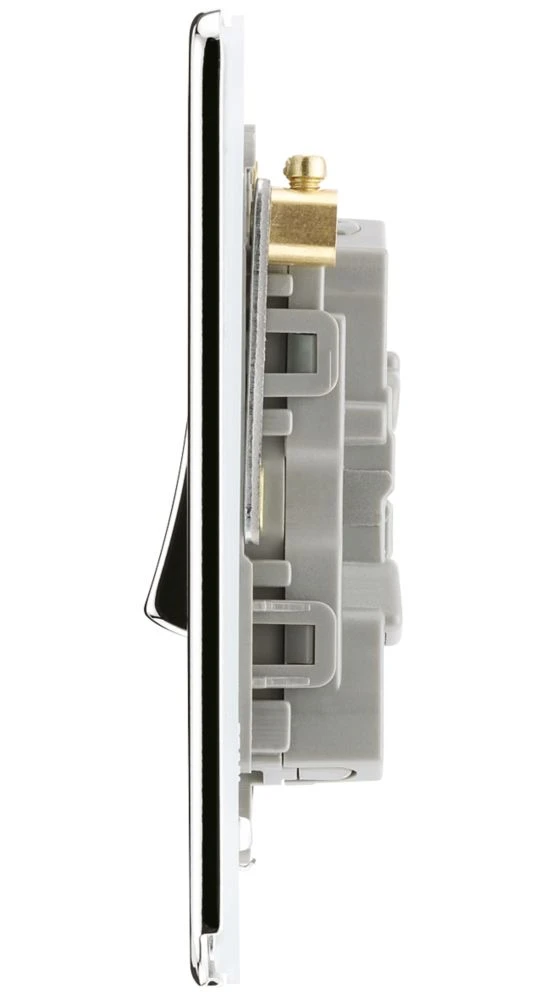 LAP 10A 1-Gang 3-Pole Fan Isolator Switch Polished Chrome 5 LAP 10A 1-Gang 3-Pole Fan Isolator Switch Polished Chrome - Image 3