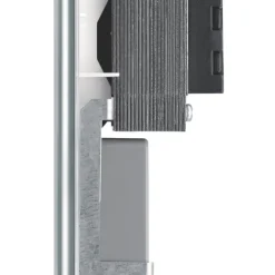 British General Nexus Metal 2-Gang Dual Voltage Shaver Socket 115 / 240V Polished Chrome With White Inserts -British General Shop 385FT A7