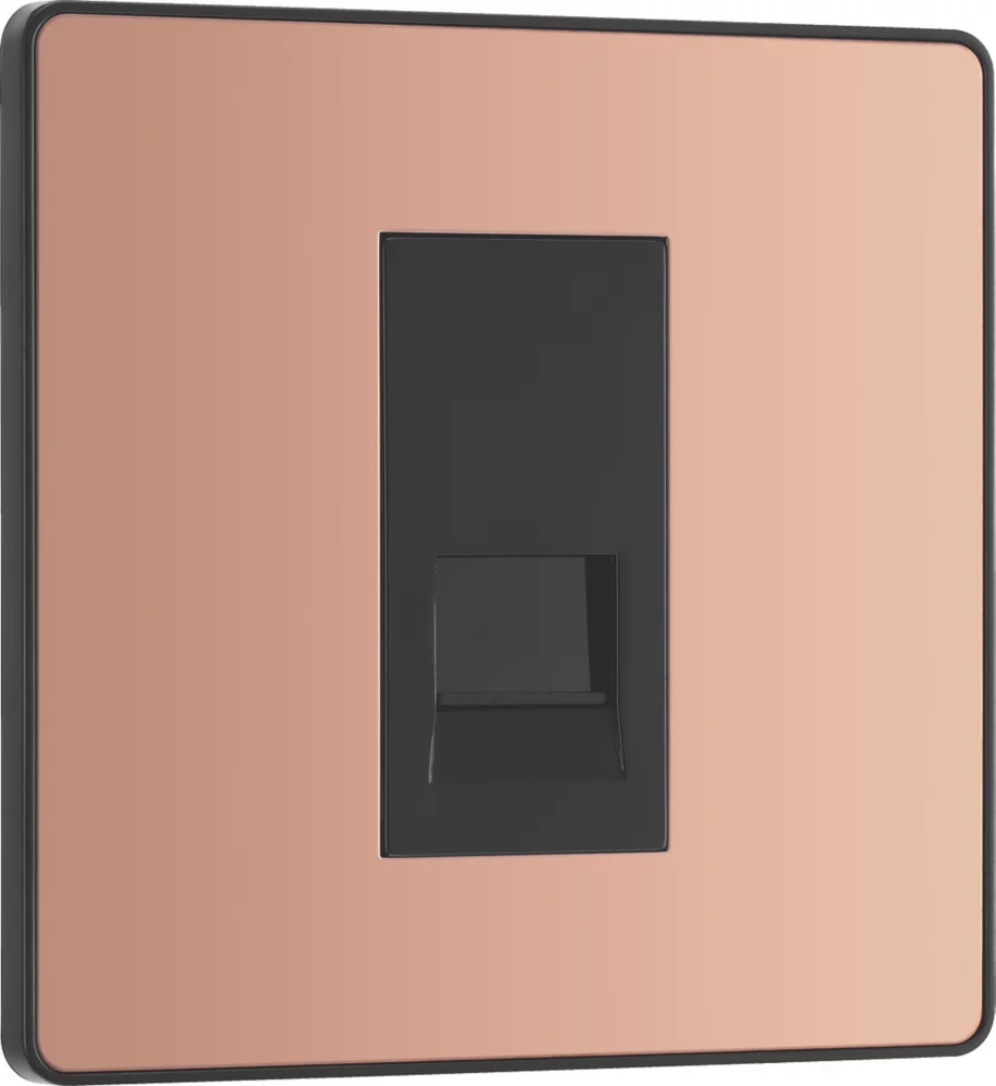 British General Evolve Slave Telephone Socket Copper With Black Inserts 4 British General Evolve Slave Telephone Socket Copper With Black Inserts - Image 2