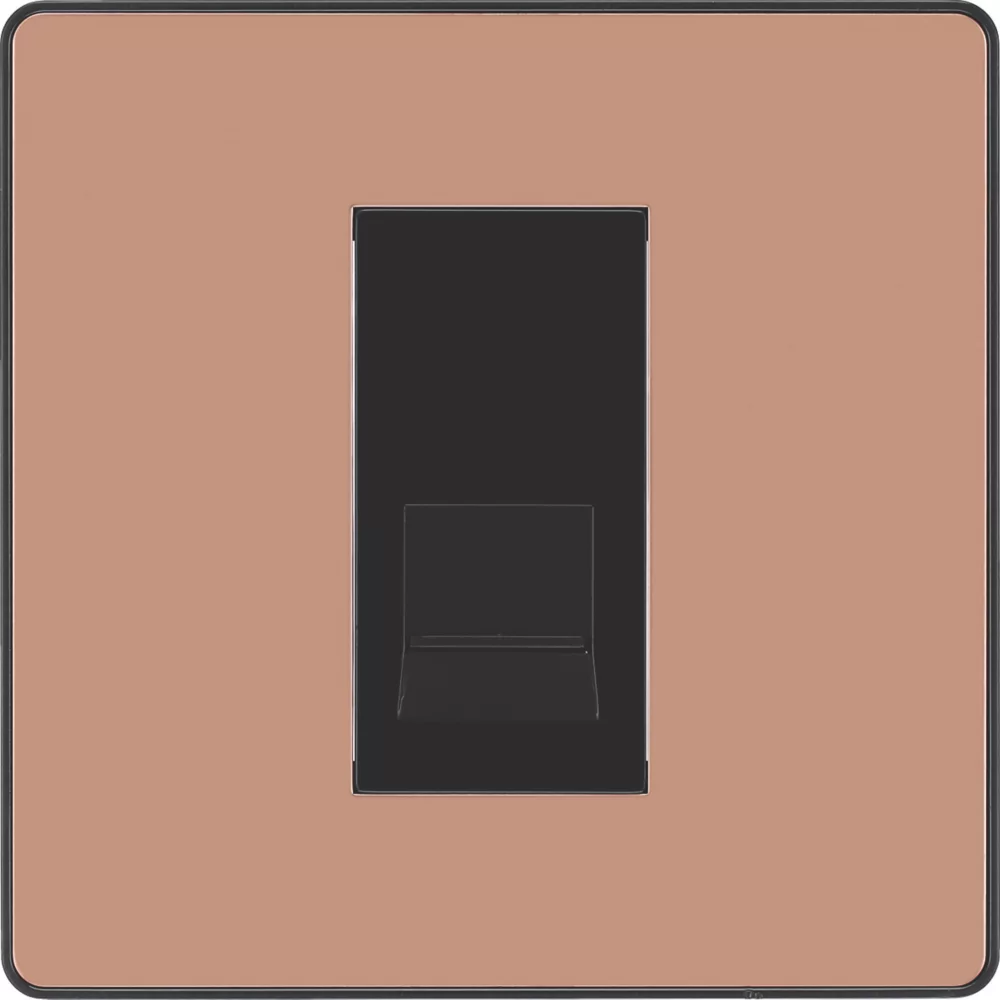 British General Evolve Slave Telephone Socket Copper With Black Inserts 5 British General Evolve Slave Telephone Socket Copper With Black Inserts - Image 3