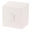Essentials 10AX 1-Gang 2-Way Light Switch White 5 Pack -British General Shop 3892D P