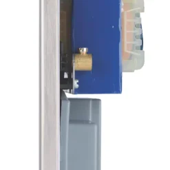 Schneider Electric Lisse Deco 2-Gang Dual Voltage Shaver Socket 115 / 230V Brushed Stainless Steel With Black Inserts -British General Shop 389FF A2