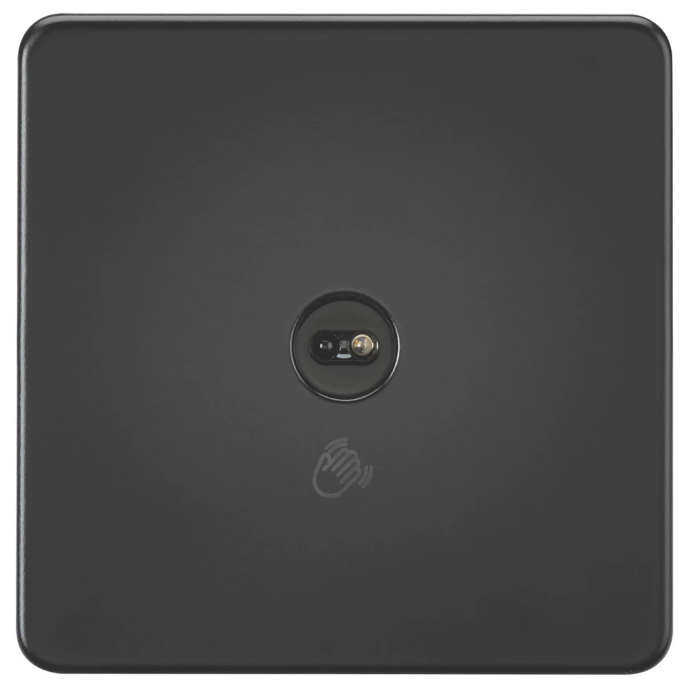 Knightsbridge SFTS1MB 2.1A 1-Gang 1-Way Light Switch Matt Black With Black Inserts 3 Knightsbridge SFTS1MB 2.1A 1-Gang 1-Way Light Switch Matt Black With Black Inserts