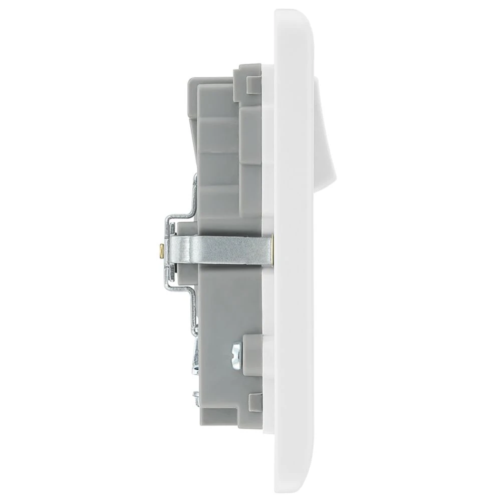 LAP 13A 2-Gang SP Switched Socket + 3A 2-Outlet Type A & C USB Charger White 7 LAP 13A 2-Gang SP Switched Socket + 3A 2-Outlet Type A & C USB Charger White - Image 5