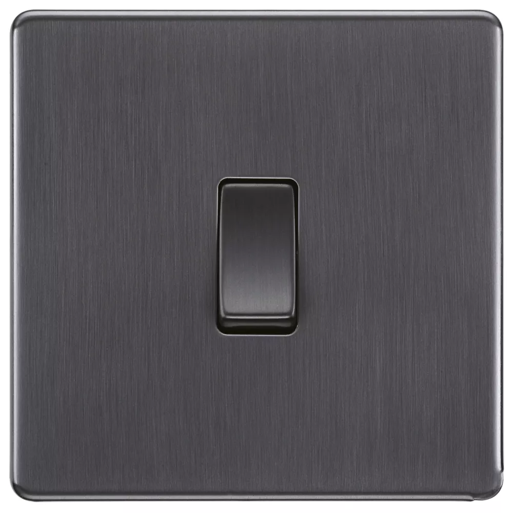 LAP 20A 16AX 1-Gang 2-Way Light Switch Slate Grey 4 LAP 20A 16AX 1-Gang 2-Way Light Switch Slate Grey - Image 2