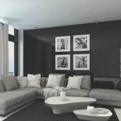 British General Evolve 1-Gang 2-Way LED Trailing Edge Single Push Dimmer Switch With Rotary Control Grey With Black Inserts -British General Shop 401PY A6