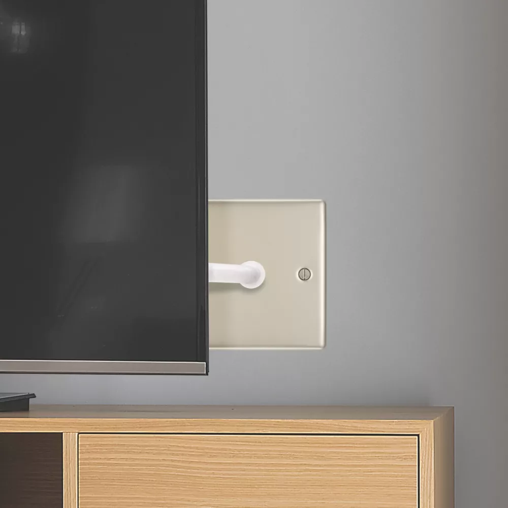 British General Nexus Metal 1-Gang Coaxial TV / FM Socket Pearl Nickel 10 British General Nexus Metal 1-Gang Coaxial TV / FM Socket Pearl Nickel - Image 8