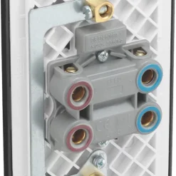 British General Evolve 45A 1-Gang 2-Pole Cooker Switch Grey With LED With Black Inserts 13 British General Evolve 45A 1-Gang 2-Pole Cooker Switch Grey With LED With Black Inserts -British General Shop 411PY A4