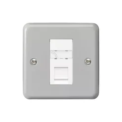 MK Contoura Master Telephone Socket Grey With White Inserts -British General Shop 413RG A1