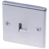 LAP Slave Telephone Socket Brushed Stainless Steel -British General Shop 41622 P
