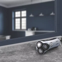 British General Evolve 2-Gang Dual Voltage Shaver Socket 115/240V Blue With Black Inserts -British General Shop 416RF A6