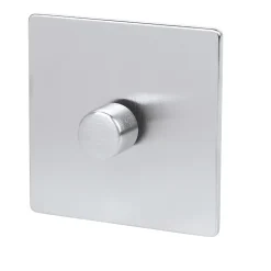 LAP 1-Gang 2-Way Dimmer Switch Brushed Chrome