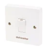 Crabtree Capital 20A 1-Gang DP Dishwasher Switch White