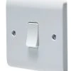 Crabtree Instinct 20A 1-Gang DP Control Switch White -British General Shop 438HV P