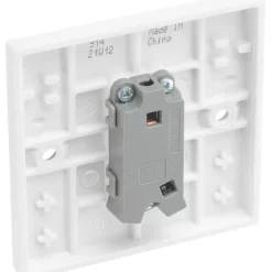 British General 900 Series 10A 1-Gang 1-Way Retractive Bell Push Switch White -British General Shop 445XG A2