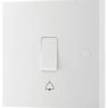 British General 900 Series 10A 1-Gang 1-Way Retractive Bell Push Switch White 1 British General 900 Series 10A 1-Gang 1-Way Retractive Bell Push Switch White -British General Shop 445XG P