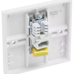 British General 900 Series Master Telephone Socket White With White Inserts 8 British General 900 Series Master Telephone Socket White With White Inserts -British General Shop 447XF A2
