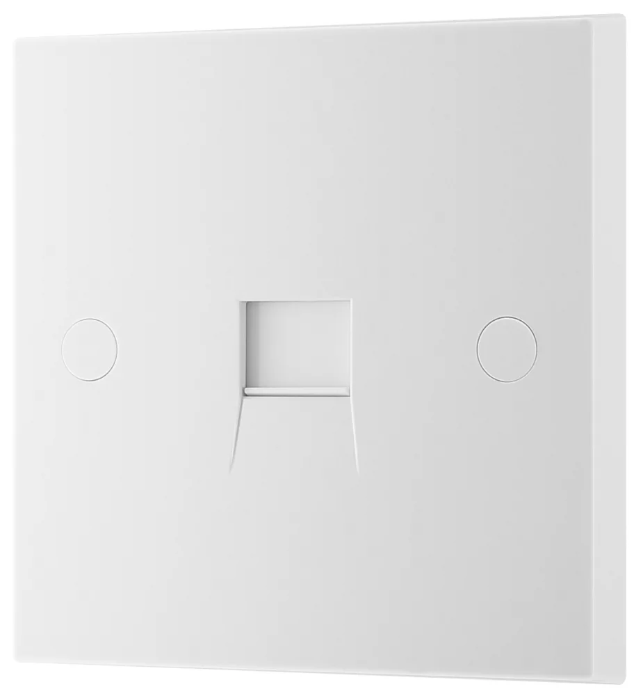 British General 900 Series Master Telephone Socket White With White Inserts 3 British General 900 Series Master Telephone Socket White With White Inserts