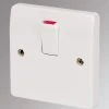 MK Logic Plus 20A 1-Gang DP Control Switch White 1 MK Logic Plus 20A 1-Gang DP Control Switch White -British General Shop 44956 P