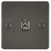 Knightsbridge FP12TOGGM 10AX 1-Gang Intermediate Switch Gunmetal With Colour-Matched Inserts -British General Shop 466TX P
