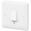 MK Base 10A 1-Gang SP Control Switch White With White Inserts 2 MK Base 10A 1-Gang SP Control Switch White With White Inserts -British General Shop 475PF P