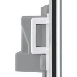 British General Nexus Metal 5A 1-Gang Unswitched Round Pin Socket Polished Chrome With White Inserts -British General Shop 479XG A3