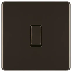 LAP 20A 16AX 1-Gang Intermediate Switch Black Nickel -British General Shop 480KJ A1