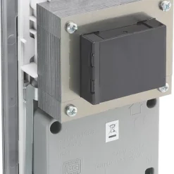 British General Nexus Metal 1-Gang Dual Voltage Shaver Socket 115/240V Brushed Steel With White Inserts -British General Shop 483XF A2