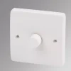 MK Logic Plus 1-Gang 2-Way Dimmer Switch White 2 MK Logic Plus 1-Gang 2-Way Dimmer Switch White -British General Shop 48466 P