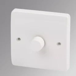 MK Logic Plus 1-Gang 2-Way Dimmer Switch White