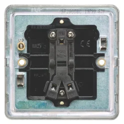 Knightsbridge SF2000BC 10AX 1-Gang 2-Way Light Switch Brushed Chrome -British General Shop 486TY A1