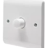 Crabtree Instinct 1-Gang 2-Way Dimmer Switch White 1 Crabtree Instinct 1-Gang 2-Way Dimmer Switch White -British General Shop 487HV P