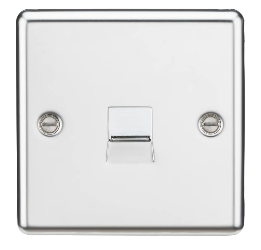 Knightsbridge CL74PC Slave Telephone Socket Polished Chrome 3 Knightsbridge CL74PC Slave Telephone Socket Polished Chrome