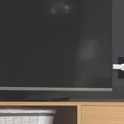 British General Evolve 1-Gang Coaxial TV / FM Socket Grey With Black Inserts -British General Shop 492RF A6