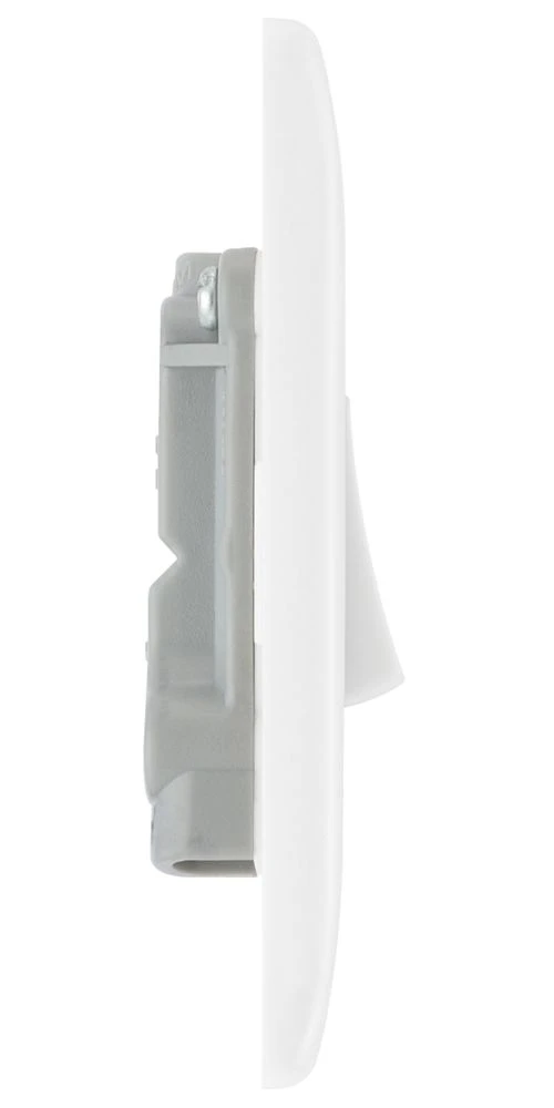 British General 800 Series 20A 16AX 1-Gang 2-Way Light Switch White 6 British General 800 Series 20A 16AX 1-Gang 2-Way Light Switch White - Image 4